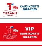 Onko taskussasi jo Titaanien kausikortti suomisarjakaudelle 2024–2025? Jos ei ole, niin hanki se nyt heti!