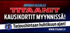 Hanki kausi- tai VIP-kausikorttisi ajoissa, jotta saat napattua paikkasi KSOY Areenan lehtereiltä Suomi-sarjakaudelle 2018–2019!